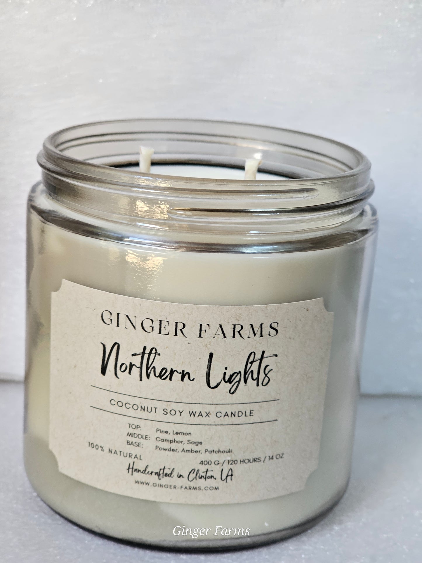 Northern Lights candle