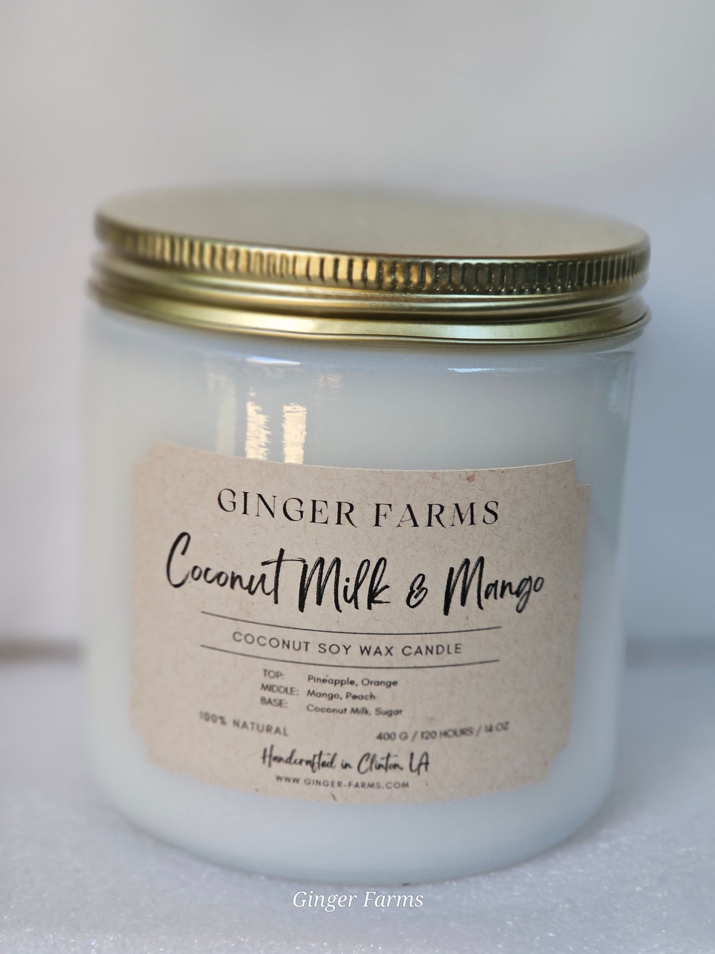 Coconut Milk & Mango Candle Jar